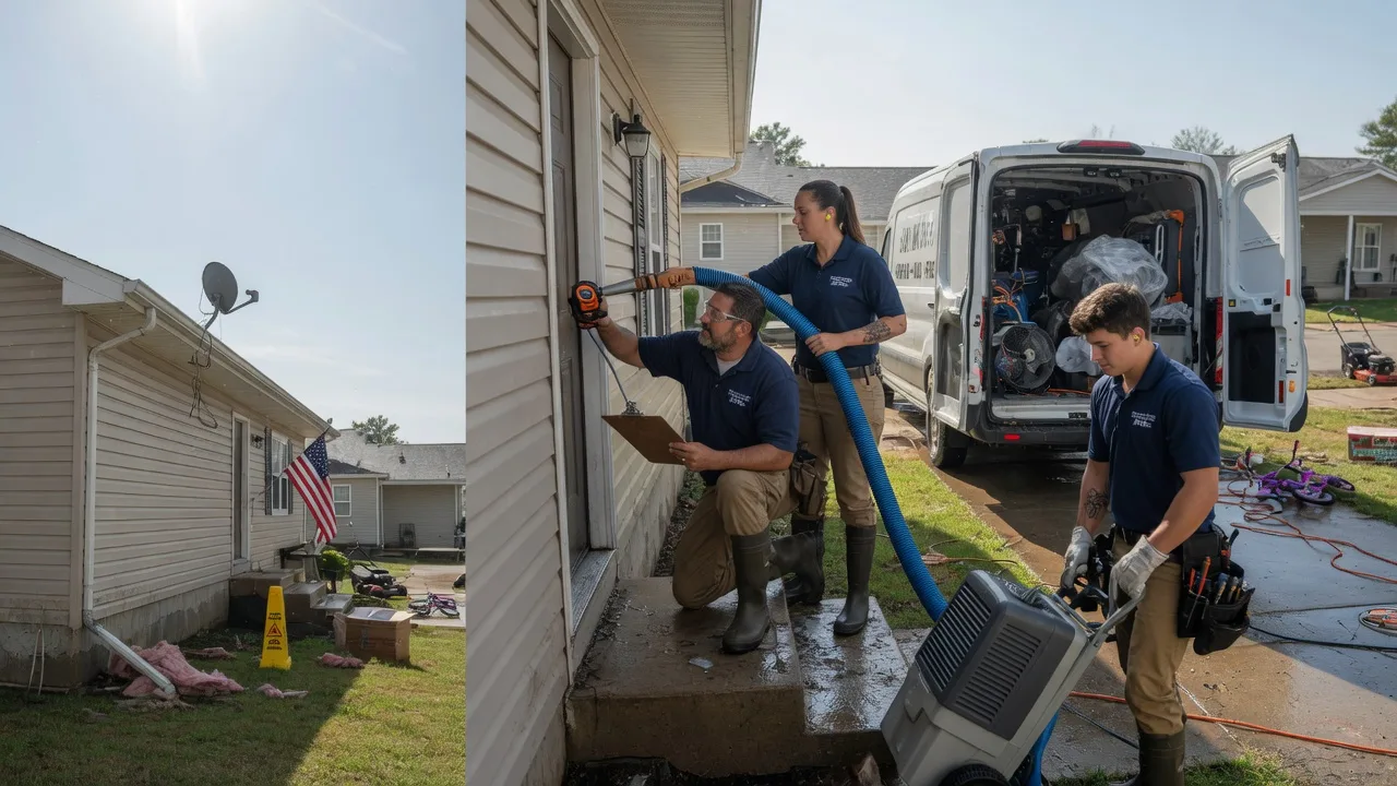 Ceiling Water Damage Restoration in Oakwood, VA near me